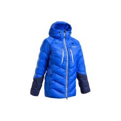 Kurtka puchowa Makalu damska. Niebieskie kurtki damskie SIMOND, na zimę, xs, bez wzorów, z materiału, bez kaptura, wspinaczkowe. Za 599,99 zł.
