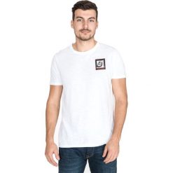 Scotch & Soda Brutus Koszulka Biały. Białe podkoszulki męskie Scotch & Soda, l, z haftami, z bawełny, bez kołnierzyka, krótkie. Za 176,95 zł.
