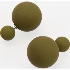 Kolczyki - Khaki. Brązowe kolczyki damskie Reserved. Za 29,99 zł.
