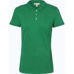 Esprit Casual - Damska koszulka polo, zielony. Zielone koszulki damskie polo marki Esprit Casual, xl, bez wzorów, z bawełny, polo, bez rękawów, bez kaptura. Za 129,95 zł.