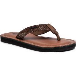 Japonki SCOTCH & SODA - Cadelli 20801575 Dark Brown S46. Pomarańczowe klapki męskie Scotch & Soda, bez wzorów, ze skóry. W wyprzedaży za 209,00 zł.