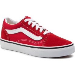 Tenisówki VANS - Old Skool VN0A4BUUJV61 Racing Race/True White. Czerwone półbuty dziewczęce Vans, na sznurówki. Za 199,00 zł.