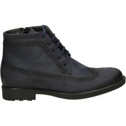 Botki męskie - 5030205 NA NB. Czarne bez kategorii Venezia, z nubiku. Za 249,00 zł.