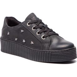Sneakersy SERGIO BARDI - Bianzone FW127357318CC 401. Czarne półbuty damskie Sergio Bardi, ze skóry. W wyprzedaży za 159,00 zł.
