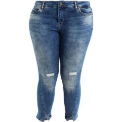 Zizzi SANNA Jeansy Slim Fit blue denim. Niebieskie jeansy damskie relaxed fit marki Zizzi. W wyprzedaży za 203,40 zł.