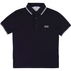 Boss - Polo dziecięce 164-176 cm. Białe t-shirty chłopięce Boss, z nadrukiem, z bawełny, z krótkim rękawem. Za 219,90 zł.