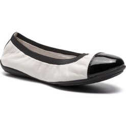 Baleriny GEOX - D Charlene A D62Y7A 0TCHH C1351 Off White/Black. Brązowe baleriny damskie Geox, klasyczne. W wyprzedaży za 209,00 zł.