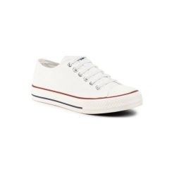 Sprandi CP40-CZ030-1 Biały. Białe trampki chłopięce Sprandi, bez wzorów, z materiału, bez zapięcia. Za 59,99 zł.