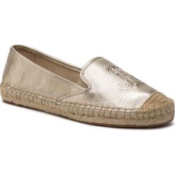 Espadryle LAUREN RALPH LAUREN - Destini 802729796002 Platino. Żółte espadryle damskie marki Lauren Ralph Lauren, bez wzorów, ze skóry ekologicznej, bez obcasa, na płaskiej podeszwie. Za 439,00 zł.