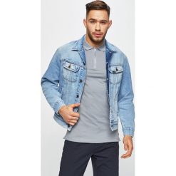 Lee - Kurtka. Niebieskie płaszcze męskie marki Lee, xl, bez wzorów, z bawełny, krótkie, bez kaptura. Za 399,90 zł.