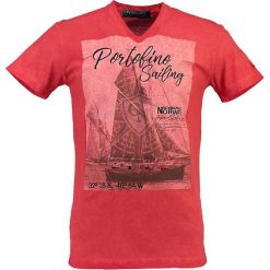 T-shirty męskie z nadrukiem: Koszulka „JeanPaul” w kolorze czerwonym