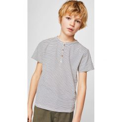 Mango Kids - T-shirt dziecięcy Pani 104-164 cm. Szare t-shirty męskie marki Mango Kids, z bawełny. Za 29,90 zł.