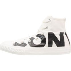 Converse CHUCK TAYLOR ALL STAR INFANT YOUTH Tenisówki i Trampki wysokie natural/black/egret. Białe trampki chłopięce Converse, z materiału. Za 209,00 zł.