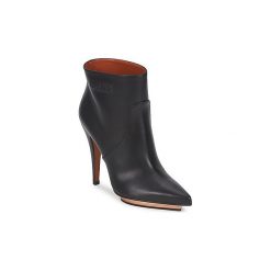 Botki Missoni WM035. Czarne botki damskie Missoni, bez obcasa, bez zapięcia. W wyprzedaży za 2583,20 zł.