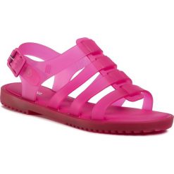 Sandały MELISSA - Flox Unissex Ad 31909 Pink Transp Matte 53793. Różowe klapki damskie Melissa, bez wzorów, z tworzywa sztucznego, bez obcasa, na obcasie. Za 319,00 zł.