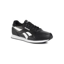 Reebok ROYAL CL JOGGER 3 EF7789 Czarny. Czarne buty sportowe męskie Reebok, ze skóry ekologicznej, bez zapięcia, reebok royal. Za 229,99 zł.
