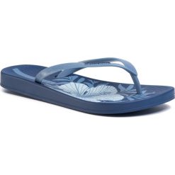 Japonki IPANEMA - Anat Temas IX Fem 82761 Blue 23839. Niebieskie klapki damskie Ipanema, bez wzorów, z tworzywa sztucznego, bez obcasa. Za 59,99 zł.