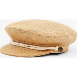 Słomkowy kaszkiet. Różowe czapki damskie Pull&Bear, bez wzorów. Za 48,90 zł.