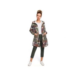M415 Długa zasuwana bluza z kapturem model 1. Bluzy damskie Moe, s, z nadrukiem, z elastanu, z długim rękawem, długie, z kapturem. Za 229,00 zł.