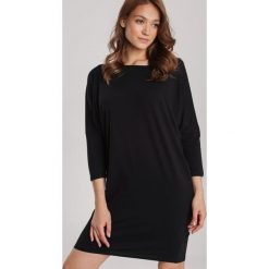 Czarna Sukienka Dorinoire. Czarne sukienki damskie Renee, na lato, xl, bez wzorów, bez kołnierzyka, bez rękawów. W wyprzedaży za 69,99 zł.