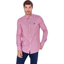 AUDEN CAVILL koszula męska AC18F SHM3007 XXL czerwony. Czerwone koszule męskie Auden Cavill, xxl, bez wzorów, bez kołnierzyka, bez rękawów. Za 169,00 zł.