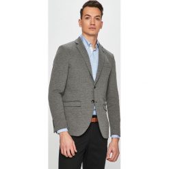 Selected - Marynarka. Szare garnitury męskie marki Selected, bez wzorów, z elastanu. Za 429,90 zł.