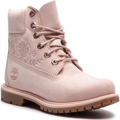 Trapery TIMBERLAND - 6" Premium Boot W TB0A1TKON971 Różowy. Czerwone buty zimowe damskie Timberland, z gumy. W wyprzedaży za 569,00 zł.