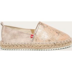 Big Star - Espadryle. Brązowe espadryle damskie BIG STAR, bez wzorów, z gumy, bez obcasa, na obcasie. Za 99,90 zł.