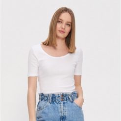 Koszulka basic - Biały. Białe koszulki damskie House, s, bez wzorów, bez kołnierzyka, bez rękawów. Za 25,99 zł.