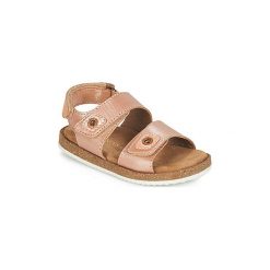 Sandały Dziecko Kickers FIRST. Różowe sandały dziewczęce marki Kickers, bez zapięcia. Za 219,00 zł.