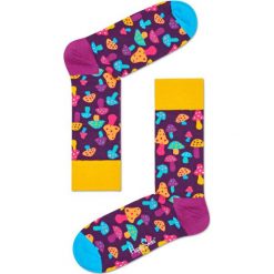 Happy Socks - Skarpety Shrooms. Pomarańczowe skarpetki męskie marki Happy Socks, z bawełny. W wyprzedaży za 29,90 zł.
