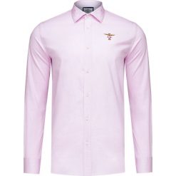 Koszula AERONAUTICA MILITARE. Różowe koszule męskie Aeronautica Militare, m, moro, z tkaniny, eleganckie, bez kołnierzyka, bez rękawów. W wyprzedaży za 380,00 zł.