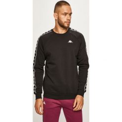 Kappa - Bluza. Niebieskie bluzy męskie Kappa, xl, bez wzorów, z bawełny, z okrągłym kołnierzem, bez rękawów, bez kaptura. W wyprzedaży za 139,90 zł.