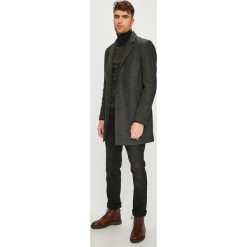 Tom Tailor Denim - Płaszcz. Czarne płaszcze na zamek męskie TOM TAILOR DENIM, l, z bawełny, klasyczne. W wyprzedaży za 339,90 zł.