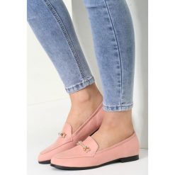 Mokasyny damskie: Różowe Mokasyny Timeless Chic
