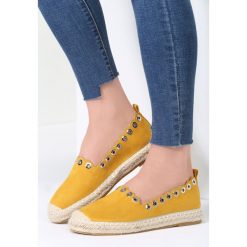 Espadryle damskie: Żółte Espadryle This Is Love