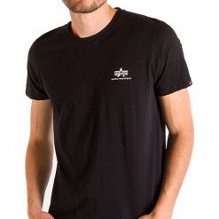ALPHA INDUSTRIES BASIC T SMALL LOGO > 18850503. Koszulki męskie Alpha Industries, xxl, bez wzorów, z bawełny, street, z okrągłym kołnierzem, bez rękawów. Za 79,99 zł.