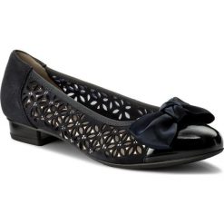 Baleriny ARA - 12-33757-02 Blau. Niebieskie baleriny damskie ara, bez wzorów, ze skóry, bez obcasa. W wyprzedaży za 329,00 zł.