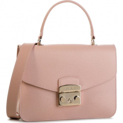 Torebka FURLA - Metropolis 908078 B BLE8 ARE Moonstone. Czerwone torebki klasyczne damskie marki Furla, ze skóry, zdobione. Za 1470,00 zł.