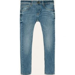 Pepe Jeans - Jeansy dziecięce Finly 128-180 cm. Niebieskie spodnie chłopięce Pepe Jeans, bez wzorów, z elastanu. Za 239,90 zł.
