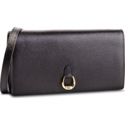 Torebka LAUREN RALPH LAUREN - Wallet Xbody 431709358001 Black. Czarne listonoszki damskie marki Lauren Ralph Lauren, ze skóry. Za 789,90 zł.