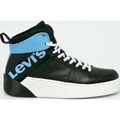 Levi's - Buty Mullet Bsk S. Czarne buty sportowe damskie Levi's®, bez wzorów, ze skóry, sportowe. W wyprzedaży za 399,90 zł.