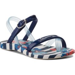 Sandały IPANEMA - Fashion Sand. V Kids 82292 Blue/White 22503. Niebieskie sandały dziewczęce Ipanema, z tworzywa sztucznego, z paskami. Za 79,99 zł.