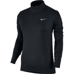 Bluza Nike Dri-FIT Half Zip Top W Czarna. Czarne topy damskie Nike, bez wzorów, z długim rękawem, długie, bez kaptura, do biegania, dri-fit (nike). Za 119,99 zł.
