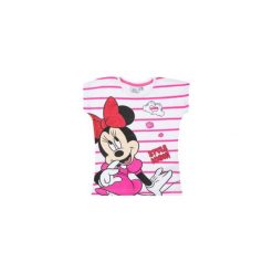 Bluzki dziewczęce: bluzka dziewczęca z printem, w paski Myszka Minnie