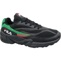 FILA 94 Low 1010544-11J 42 Czarne. Czarne buty sportowe męskie Fila, ze skóry, bez zapięcia. W wyprzedaży za 349,99 zł.