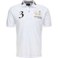La Martina JEPSON Koszulka polo optic white. Białe koszulki polo męskie marki La Martina, m, z elastanu. Za 789,00 zł.