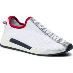 Sneakersy TOMMY JEANS - Technical Mesh Flexi Sneaker EN0EN00586 Rwb 020. Białe półbuty damskie Tommy Jeans, z jeansu. Za 449,00 zł.