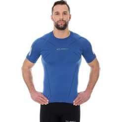 Brubeck Koszulka męska ATHLETIC z krótkim rękawem ciemnoniebieski r. XL (SS11090). Niebieskie t-shirty męskie marki Brubeck, xl, z krótkim rękawem. Za 109,99 zł.