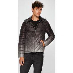 Trussardi Jeans - Kurtka. Czarne płaszcze męskie Trussardi Jeans, s, bez wzorów, z poliesteru, krótkie, bez kaptura. W wyprzedaży za 999,90 zł.